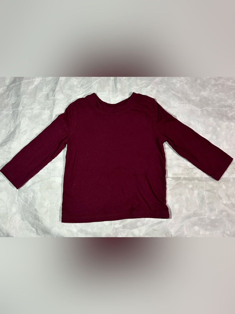 Cat & Jack Burgundy Long-Sleeve T-Shirt